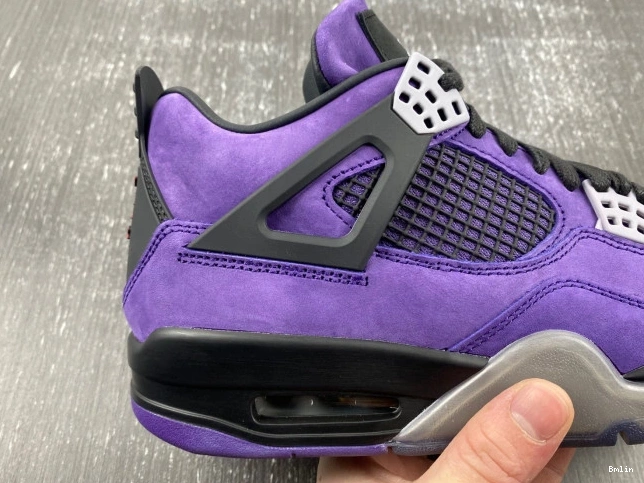 Bmlin Scott Jordan Air 4 x Suede Purple Travis 0720